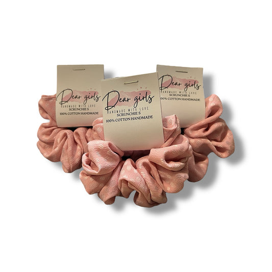 Scrunchies - Small Blush Rose